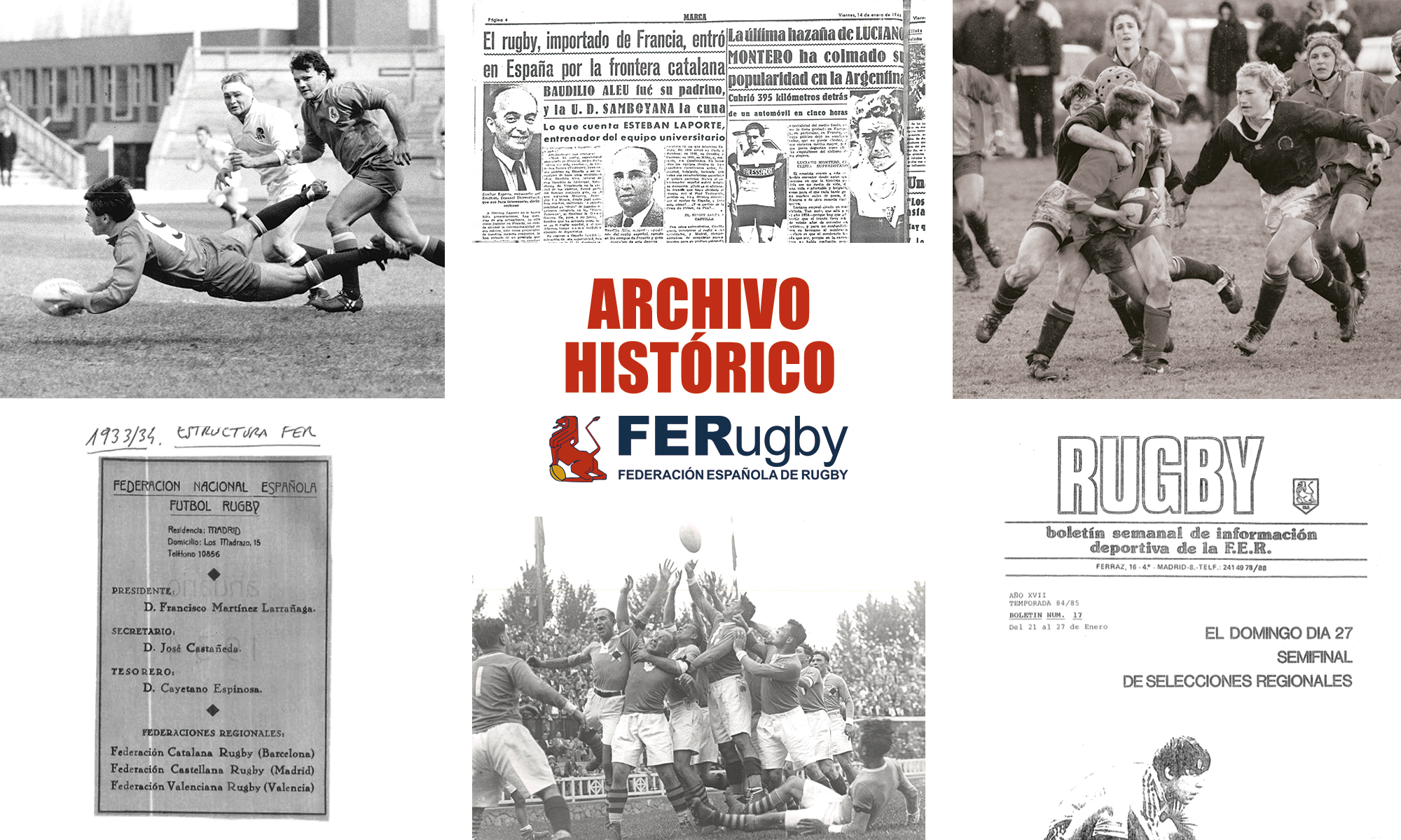 Toda la historia del rugby español, a un solo clic en la web de FERugby