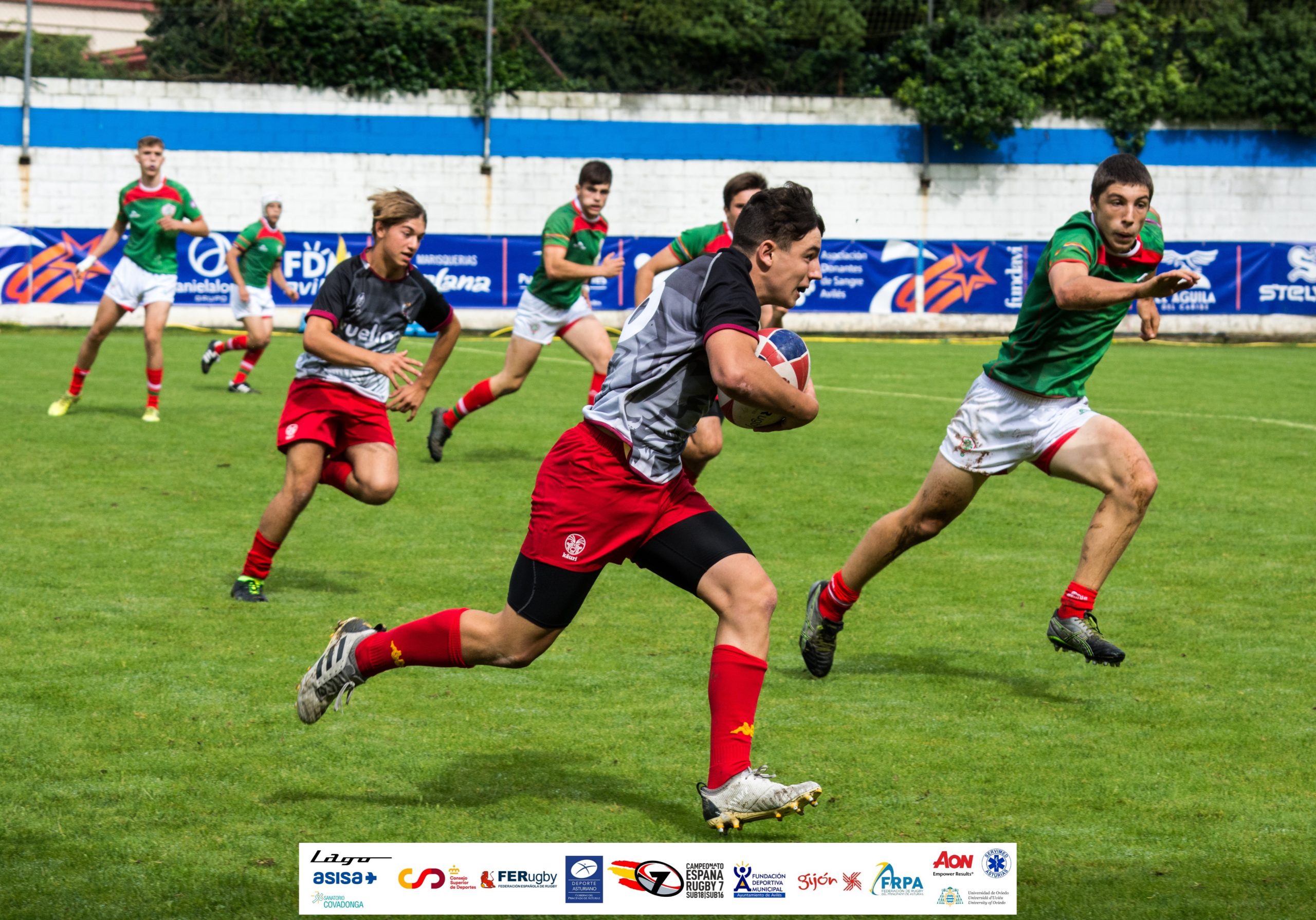 El futuro del rugby 7 nacional se dio cita en los CESA M18 y M16 de Asturias