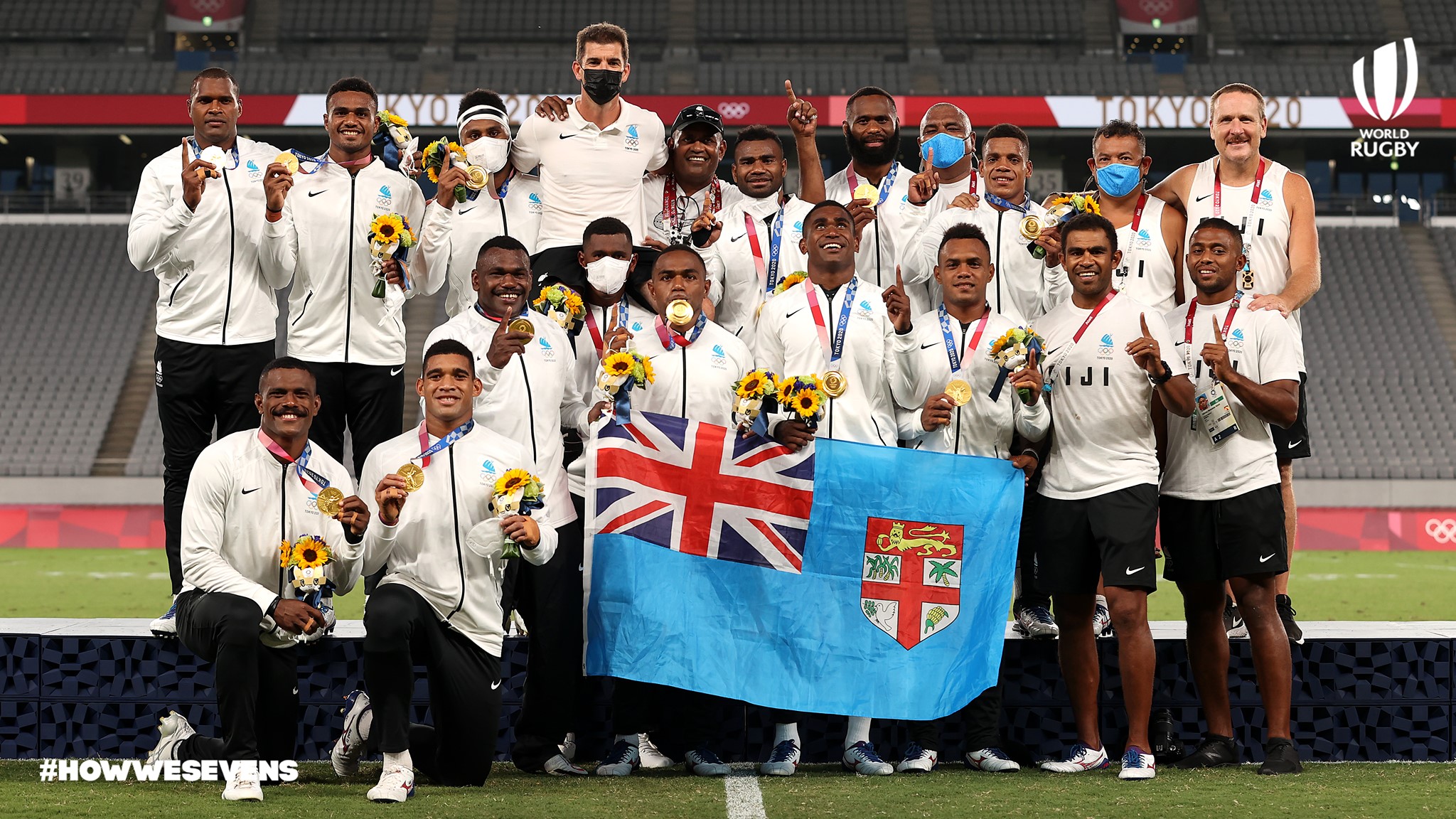 Fiji repite oro en Tokio, acompañado en el podio de Nueva Zelanda y Argentina