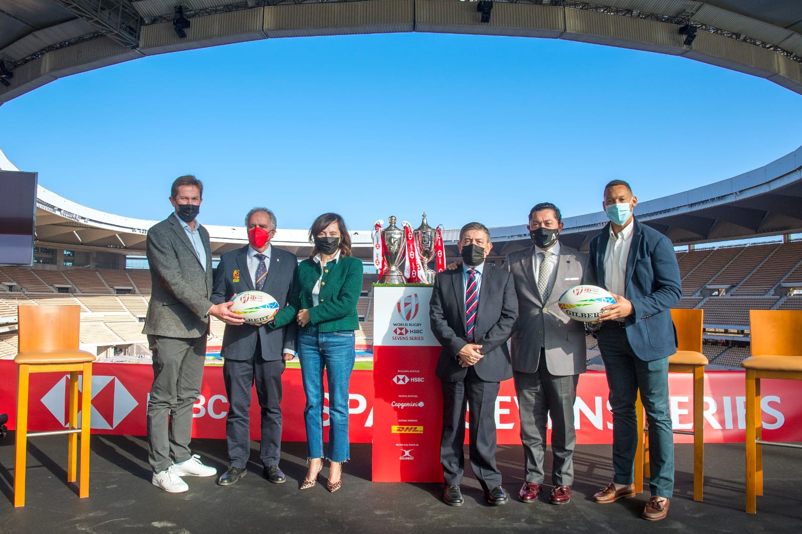 La Cartuja ya luce con las HSBC Spain Sevens de enero en Sevilla y Málaga