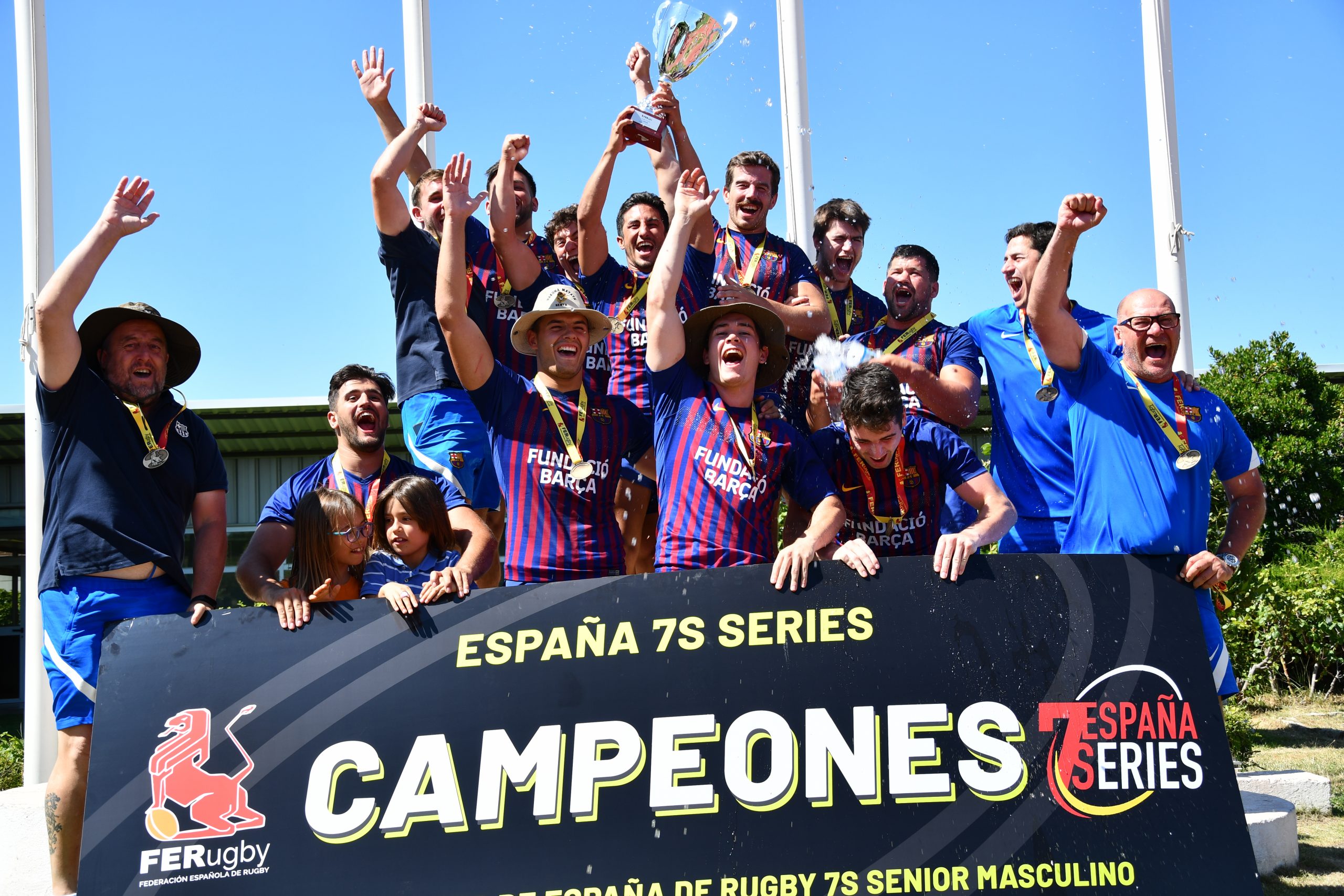 El Barça, nuevo campeón de las España 7s Series tras derrotar a El Salvador
