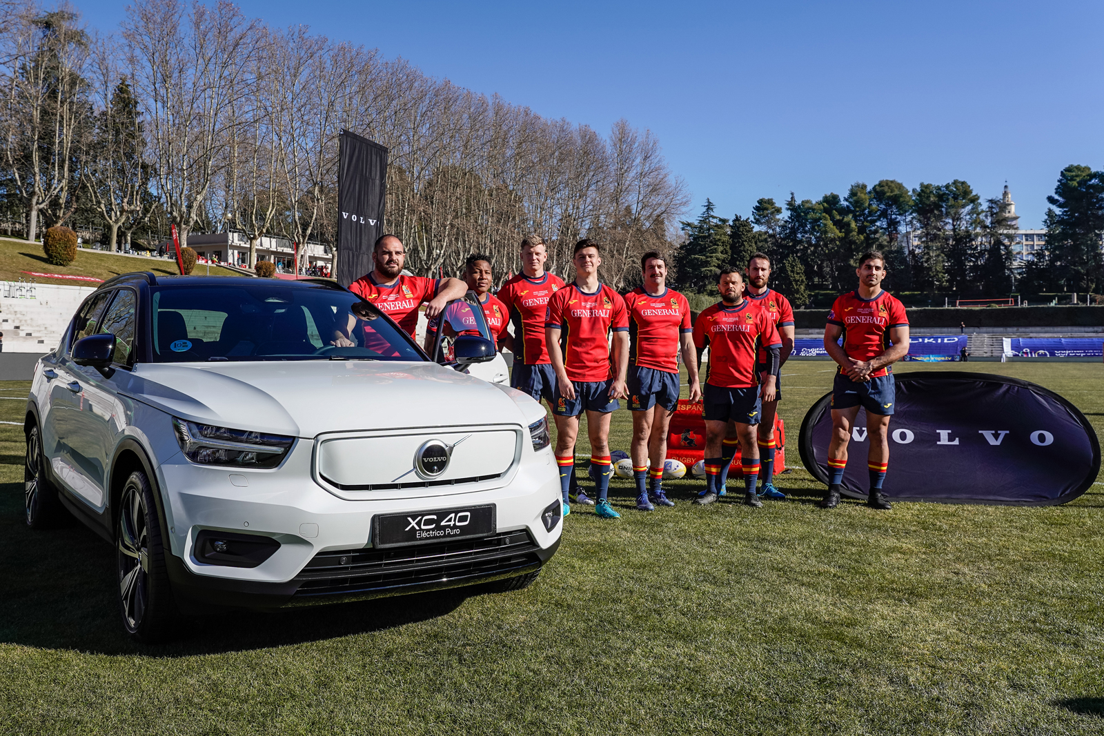 Volvo, coche oficial de Los Leones en el Rugby Europe Championship 2023