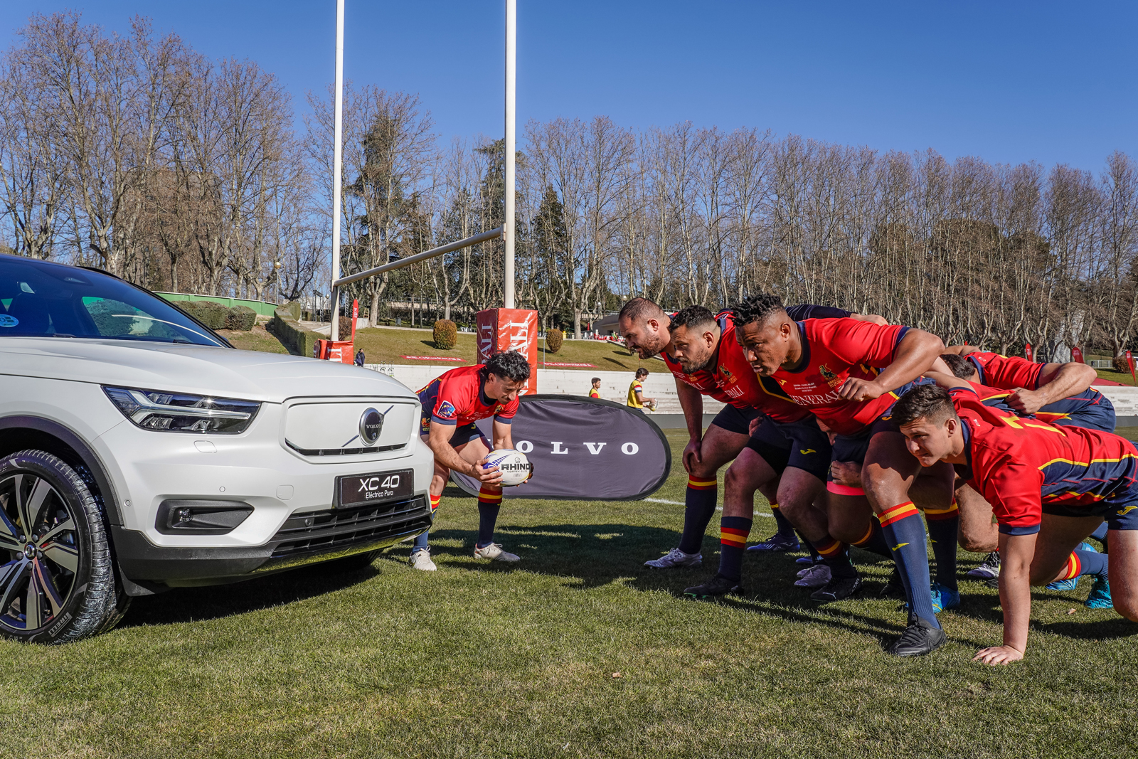 <strong>Volvo, coche oficial de Los Leones en el Rugby Europe Championship 2023</strong>