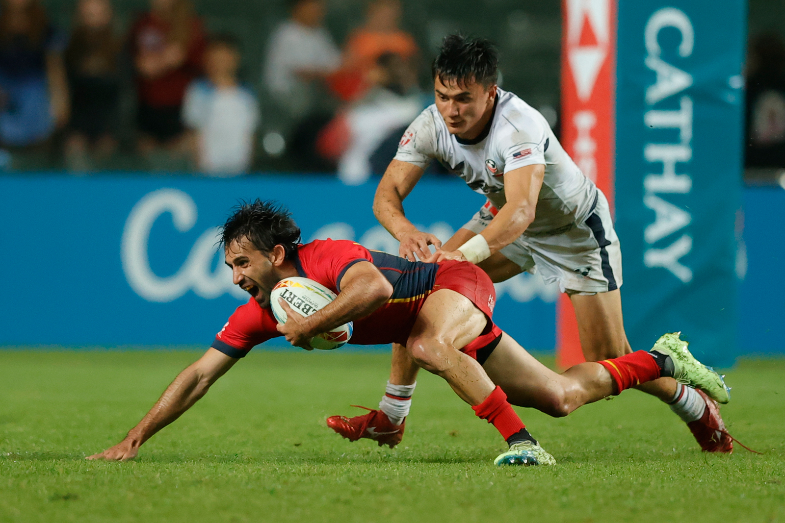 <strong>El penúltimo pulso de España a Uruguay en las HSBC World Rugby Seven Series de Toulouse</strong>