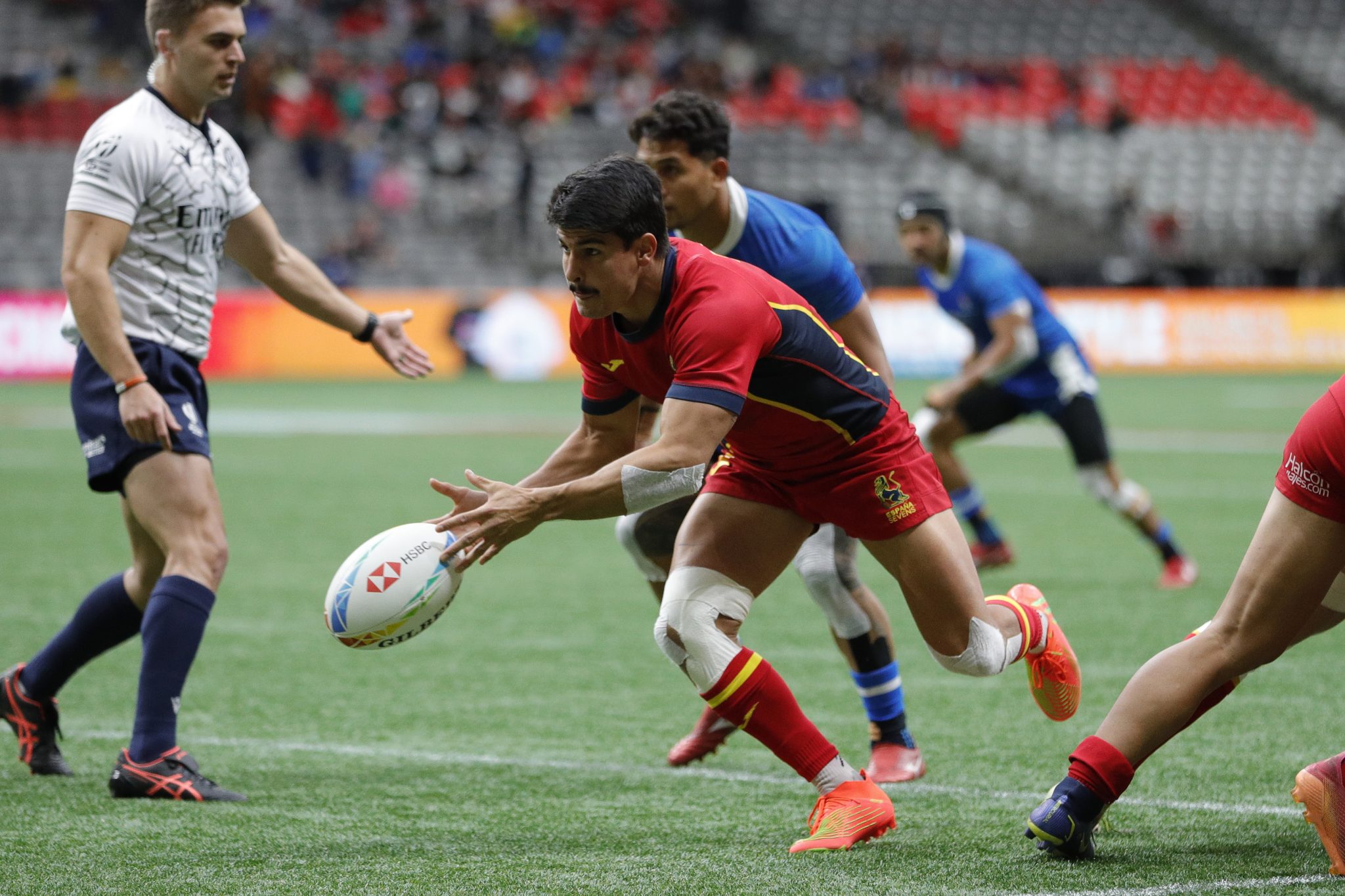 Los Leones 7s rozan la victoria contra los All Blacks el primer día en Vancouver