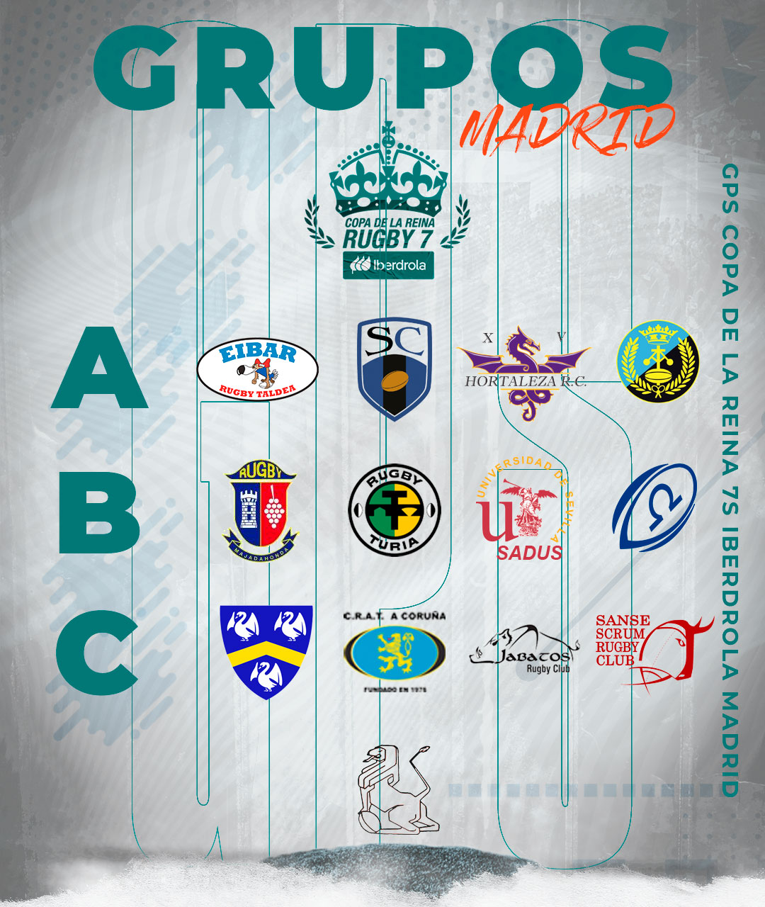 Grupos para Madrid, serie final de la Copa de la Reina Iberdrola