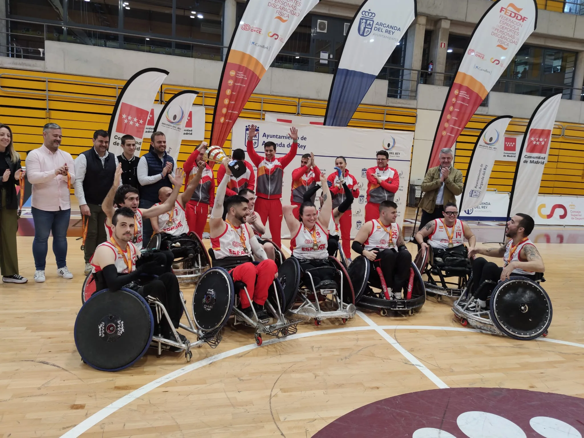 España, campeona del Torneo Internacional de rugby en silla de ruedas