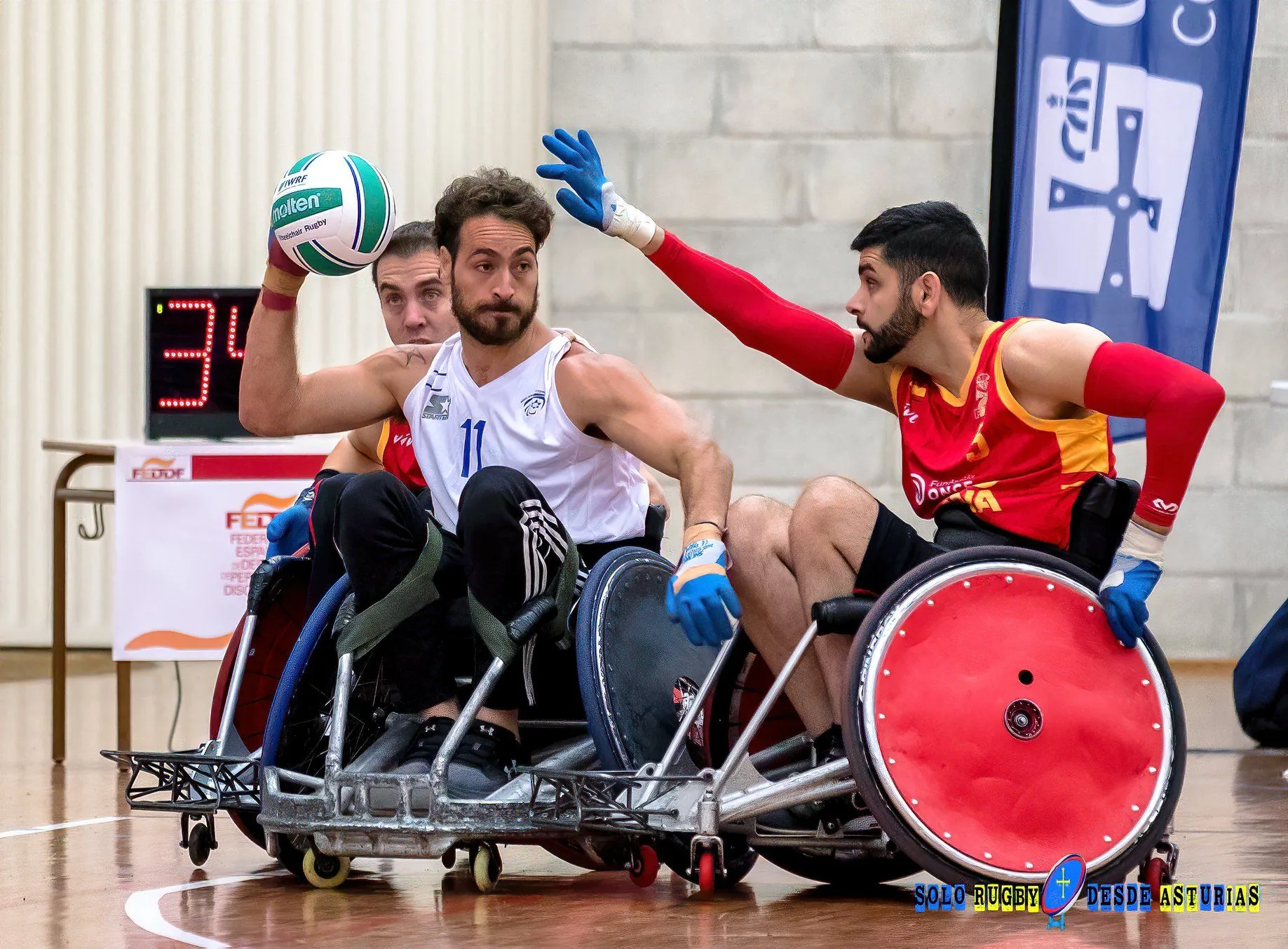 Arganda acoge este fin de semana un Torneo Internacional de rugby en silla de ruedas
