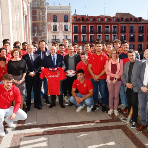 Valladolid recibe oficialmente a Los Leones y llena de ilusión el encuentro ante Fiyi