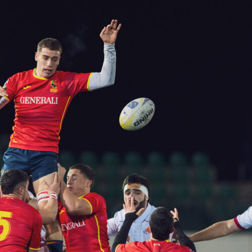 España M18 cae con orgullo 11-32 ante Georgia y se cuelga la plata europea