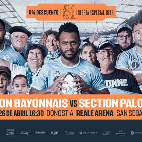 ¡Oferta exclusiva para disfrutar del mejor rugby del Top 14 en San Sebastián!