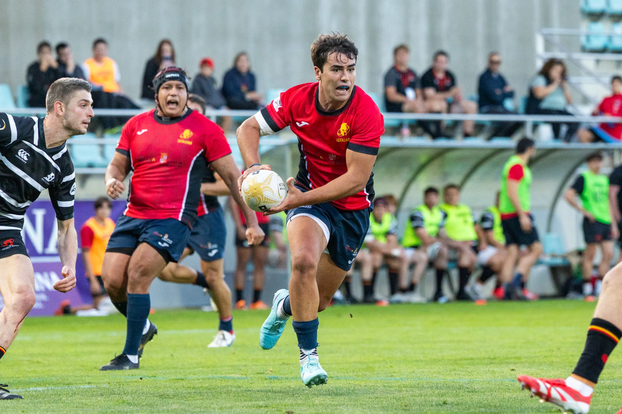 Debut europeo de autoridad: CyL Iberians arrolla a Brussels Devils (66-20) con diez ensayos