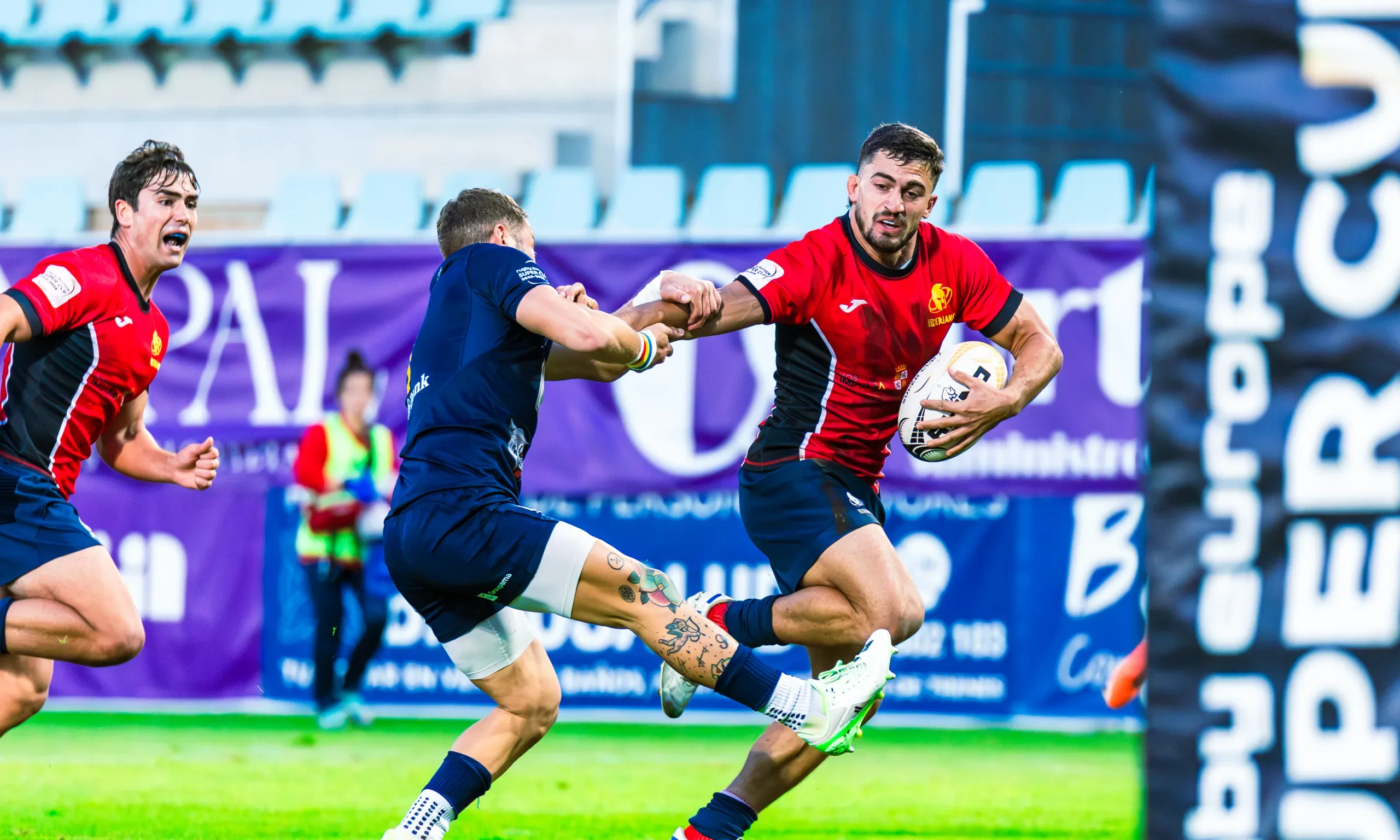 CYL Iberians arrolla a Romanian Wolves (62-7) y sigue intratable en la Rugby Europe Super Cup