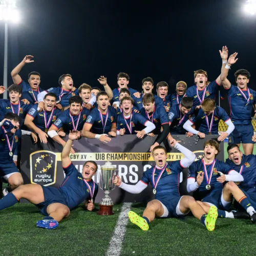 ¡Son de ORO! Los Leones M18 superan a Georgia 11-16 y levanta el título europeo de la categoría por primera vez en la historia