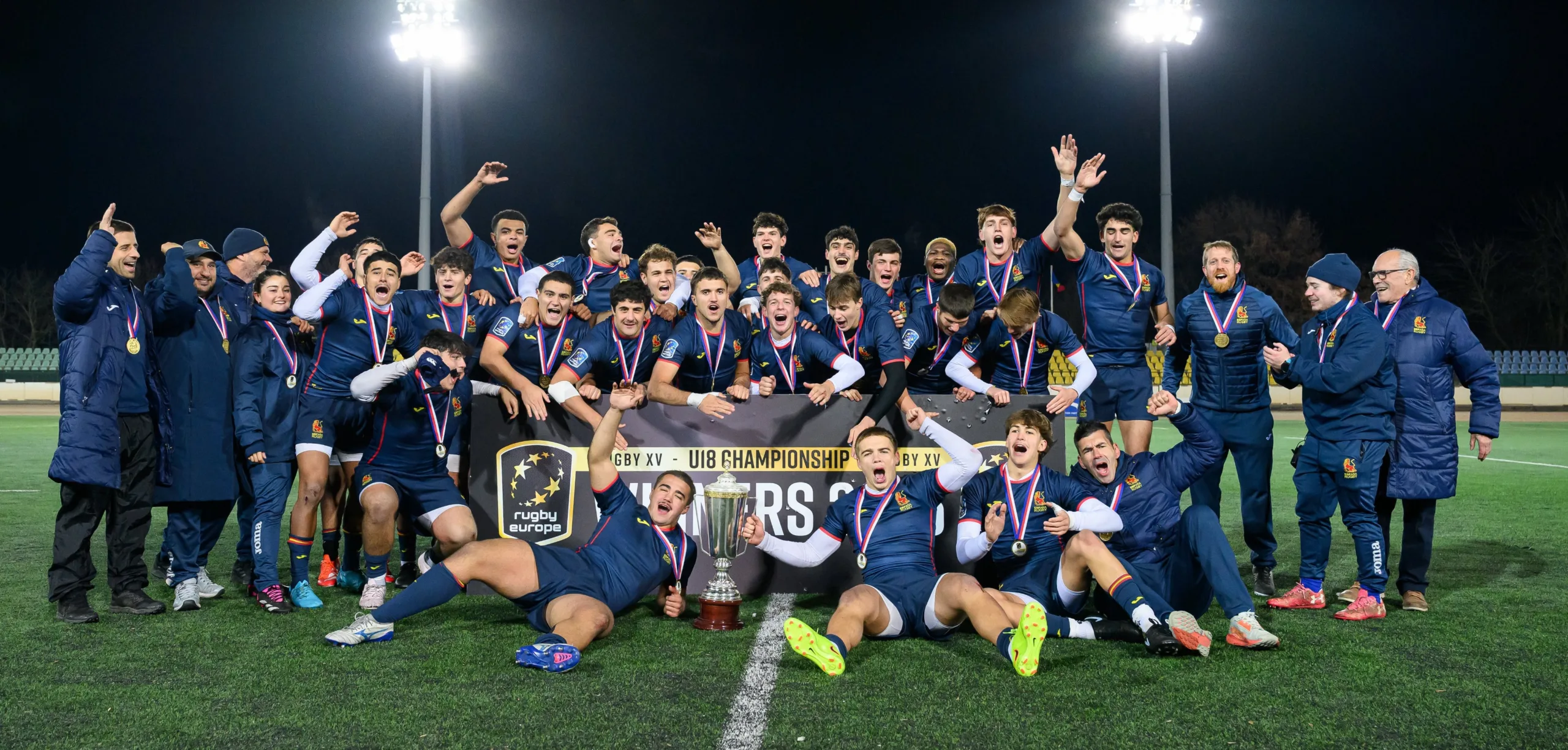 ¡Son de ORO! Los Leones M18 superan a Georgia 11-16 y levantan el título europeo de la categoría por primera vez en la historia