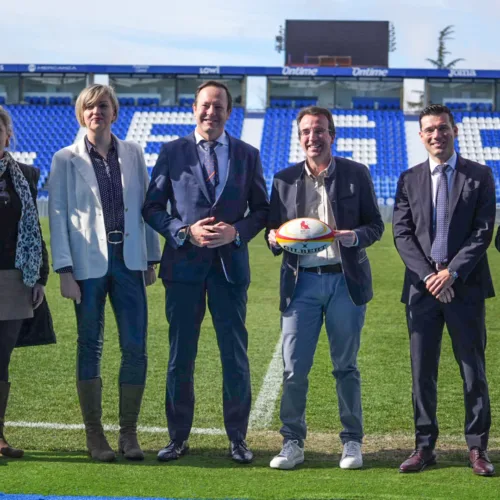 La RFER y el CD Leganés firman un acuerdo para que el Estadio Ontime Butarque sea la casa del Rugby nacional en la Comunidad de Madrid