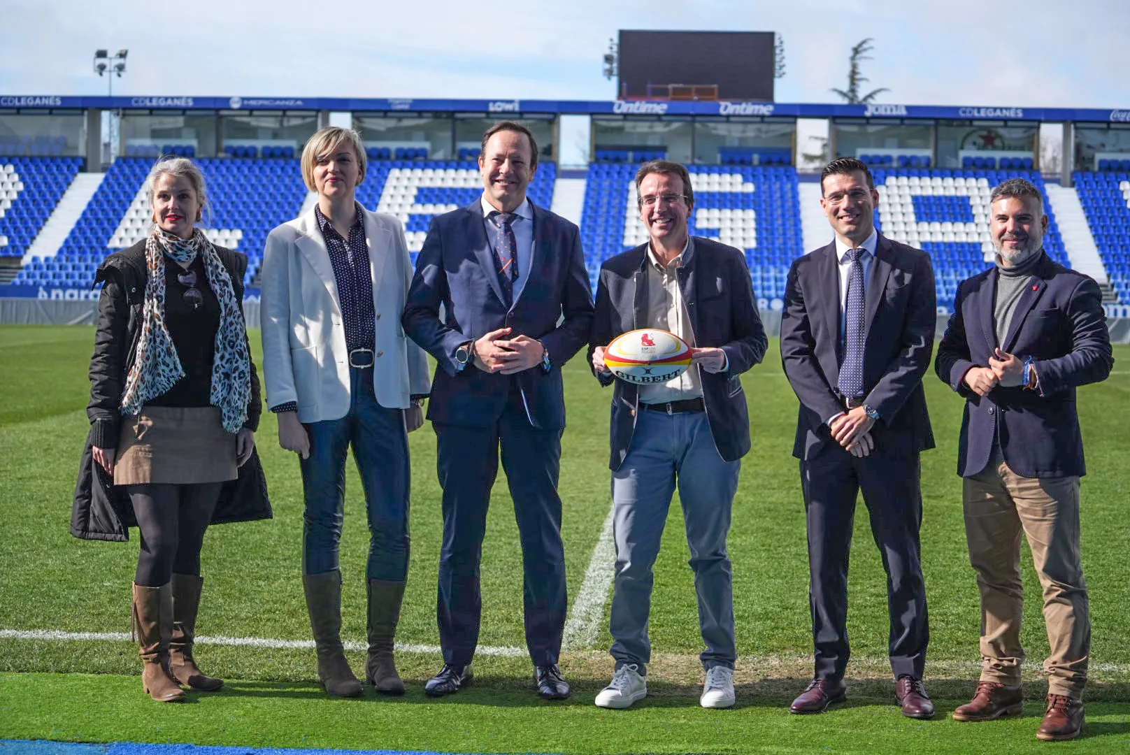 La RFER y el CD Leganés firman un acuerdo para que el Estadio Ontime Butarque sea la casa del Rugby nacional en la Comunidad de Madrid
