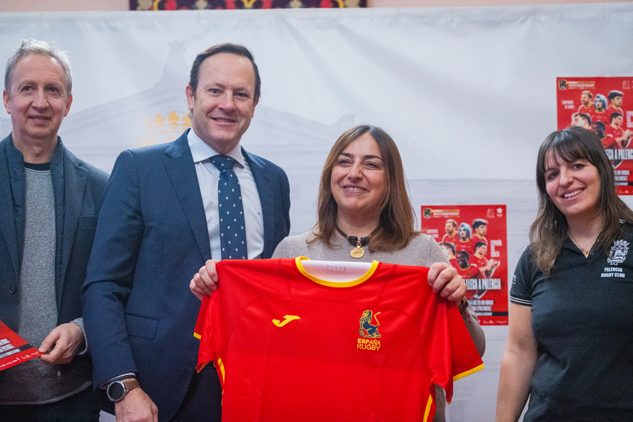 Palencia se viste de rugby: presentado el choque entre España y Suiza en La Balastera