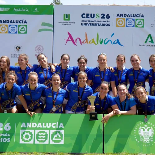 La Politécnica de Madrid se corona campeona del CEU femenino de Rugby 7 en Granada