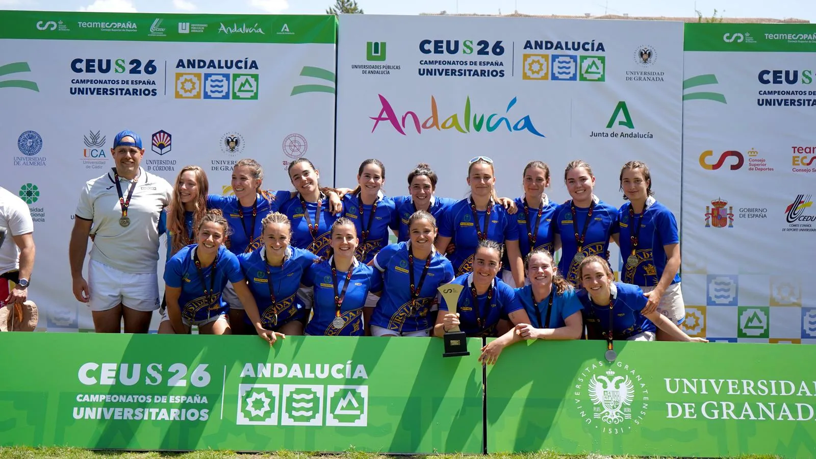 La Politécnica de Madrid se corona campeona del CEU femenino de Rugby 7 en Granada