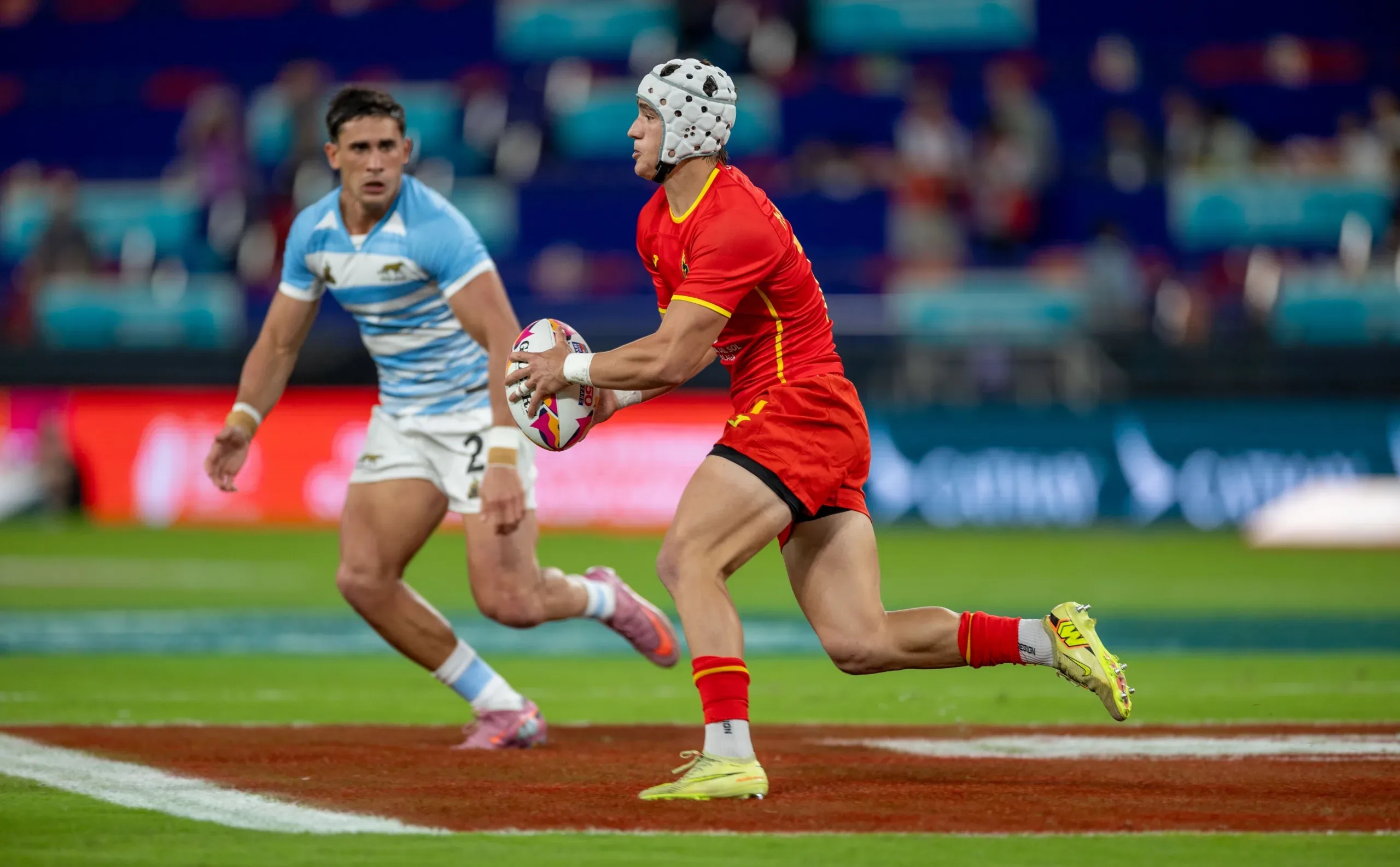 Día 1 de Los Leones7s y Las Leonas7s en el SVNS Wold Championship de Hong Kong
