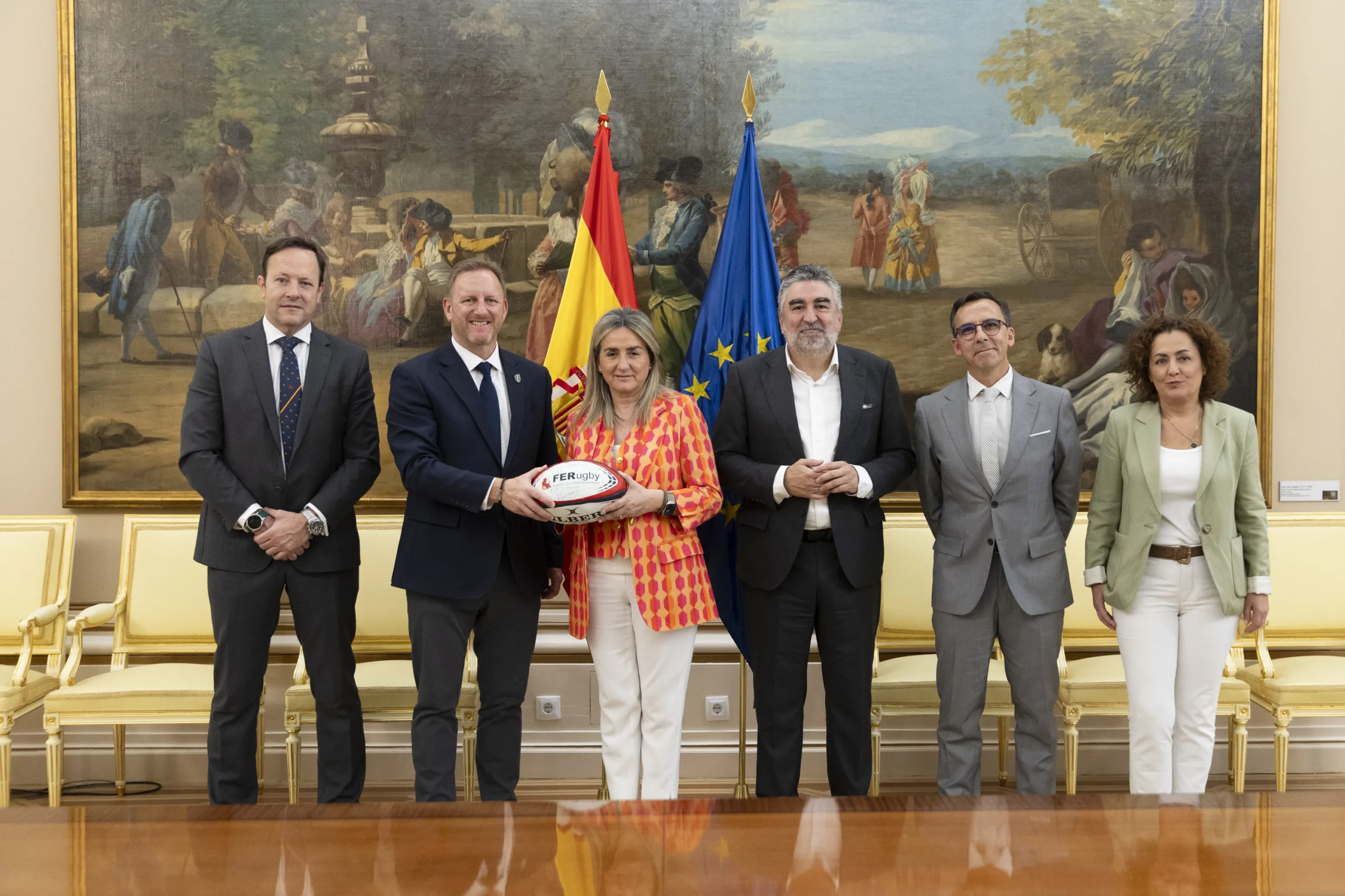 España consolida el respaldo institucional a su candidatura al Mundial de Rugby 2035 con una agenda estratégica junto a World Rugby, el Gobierno de España, LALIGA y los principales clubes