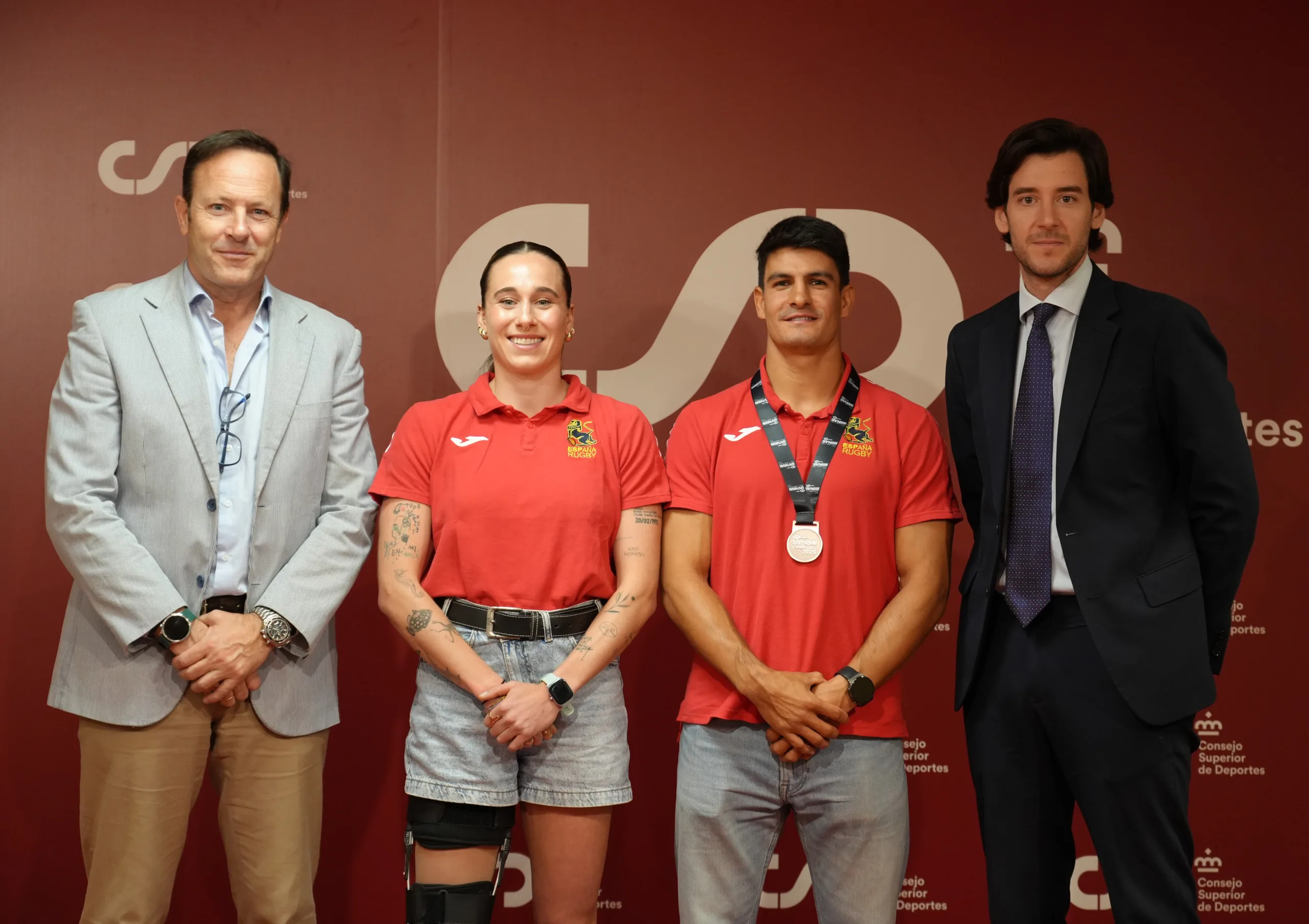 Homenaje en el CSD a las Selecciones de Seven: «Estamos en la época dorada del rugby 7s en España»