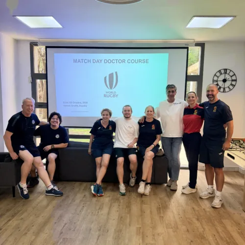 España acoge por primera vez el curso Match Day Doctor de World Rugby