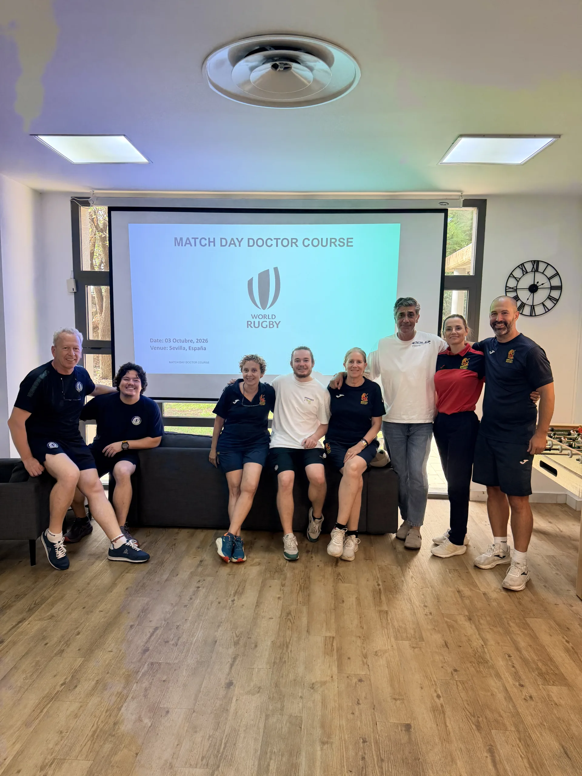 España acoge por primera vez el curso Match Day Doctor de World Rugby